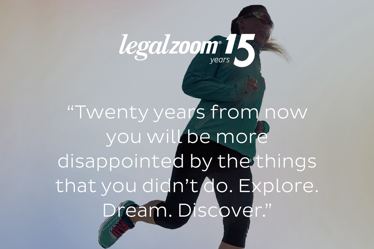 LegalZoom 15 Years quote A