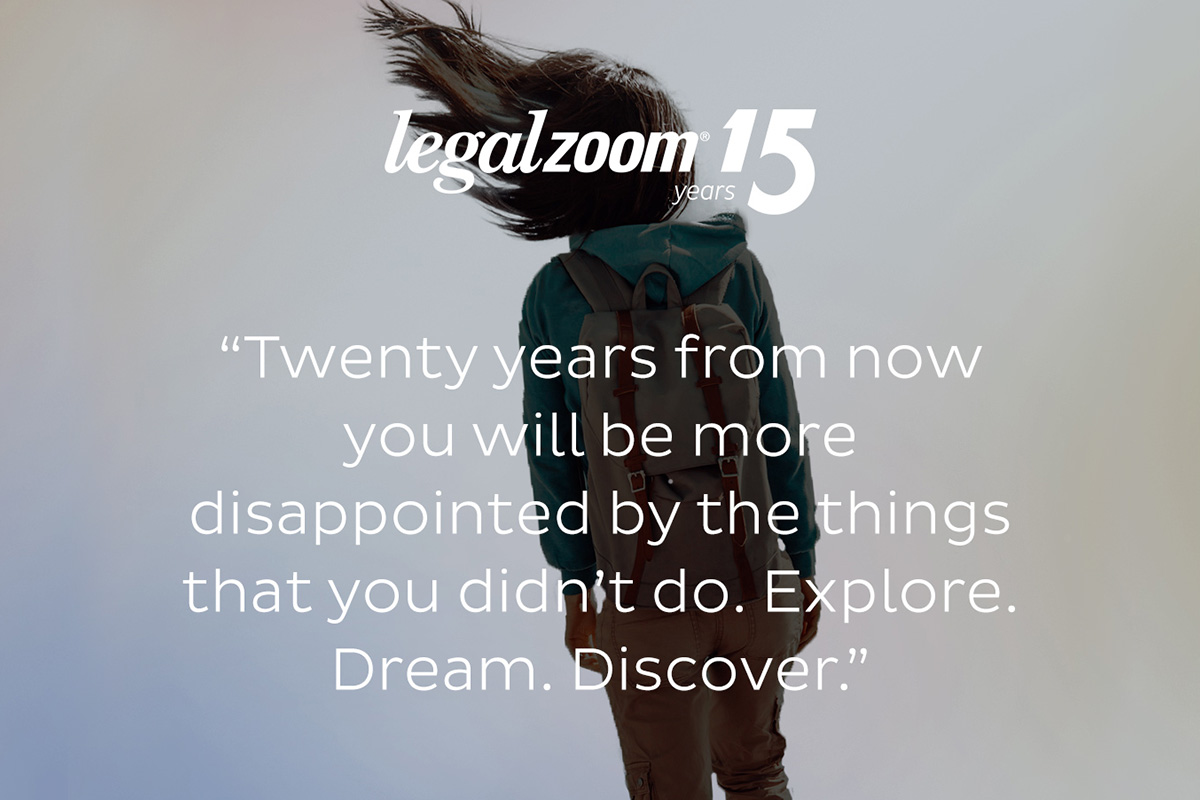 LegalZoom 15 Years quote B